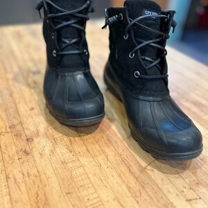 Sperry Black Waterproof Boots
